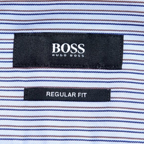 Hugo Boss "Gerald" Men's Long Sleeve Dress Shirt - Picture 5 of 7